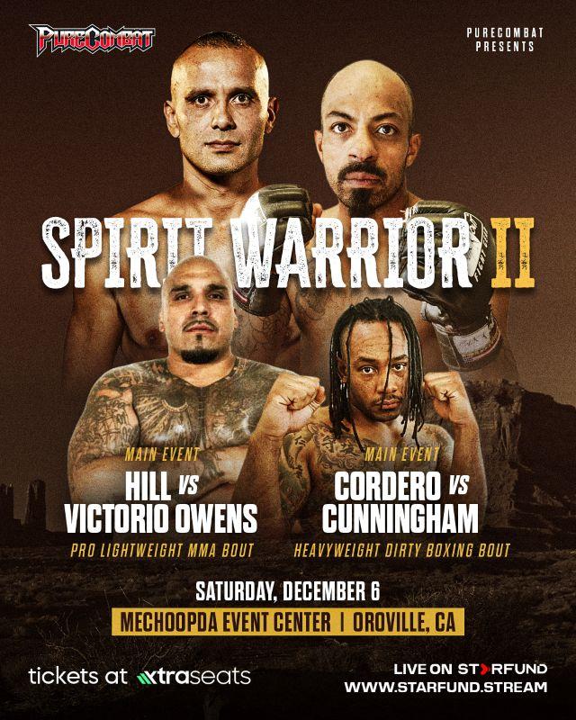 Event poster for Spirit Warrior 2